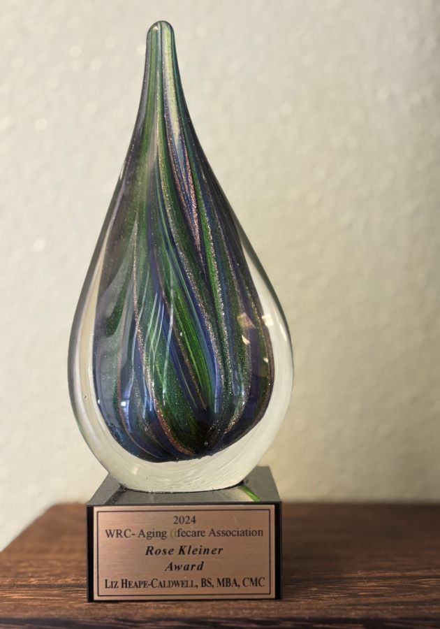 2024 Rose Kleiner Award presented to Liz Heape-Caldwell